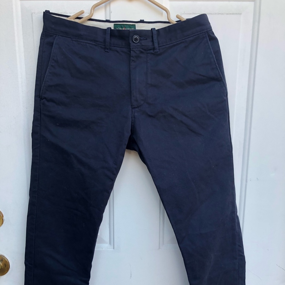 J crew 484 slim navy chino
